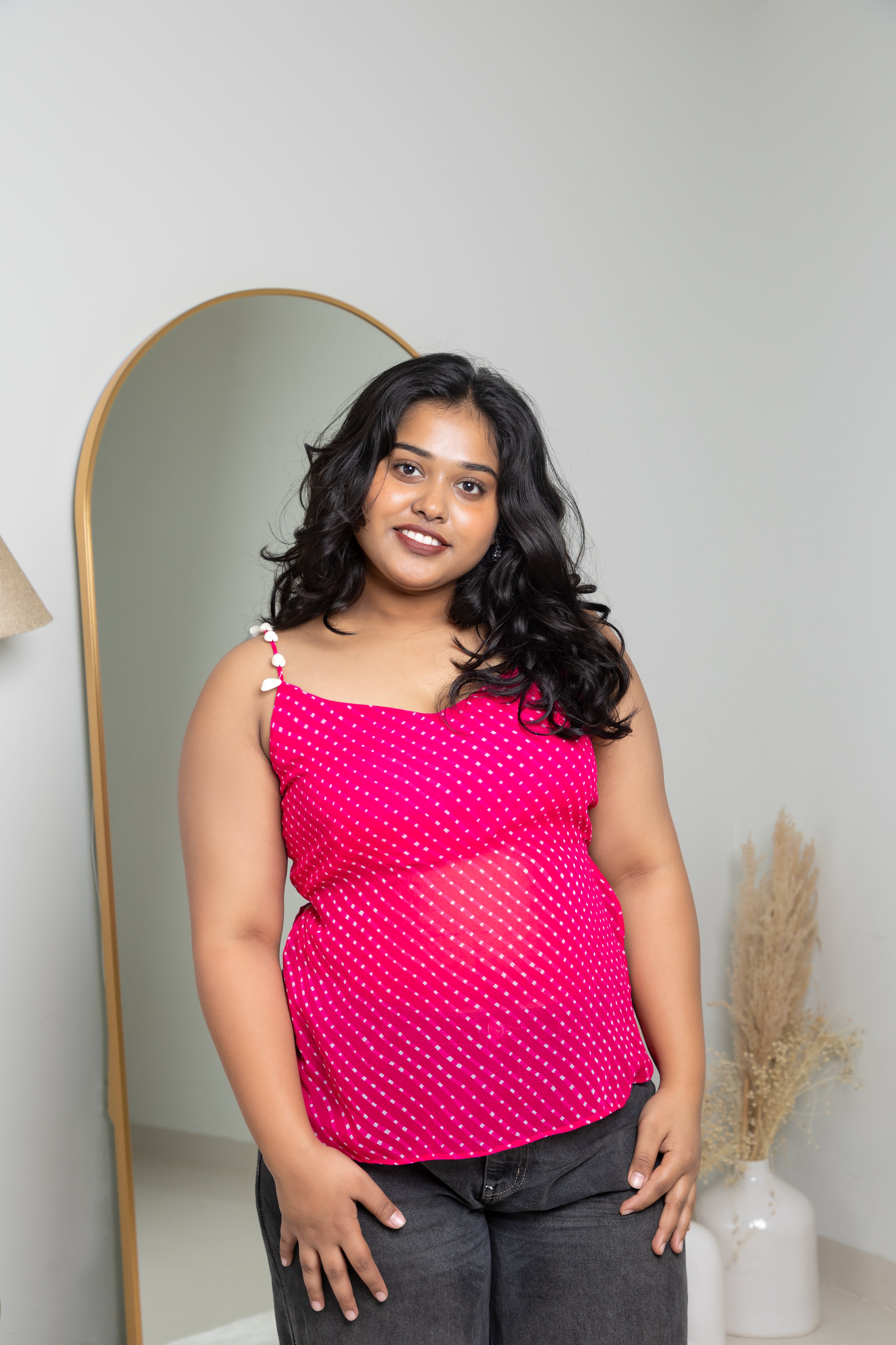 Midnight Lace Cami Top