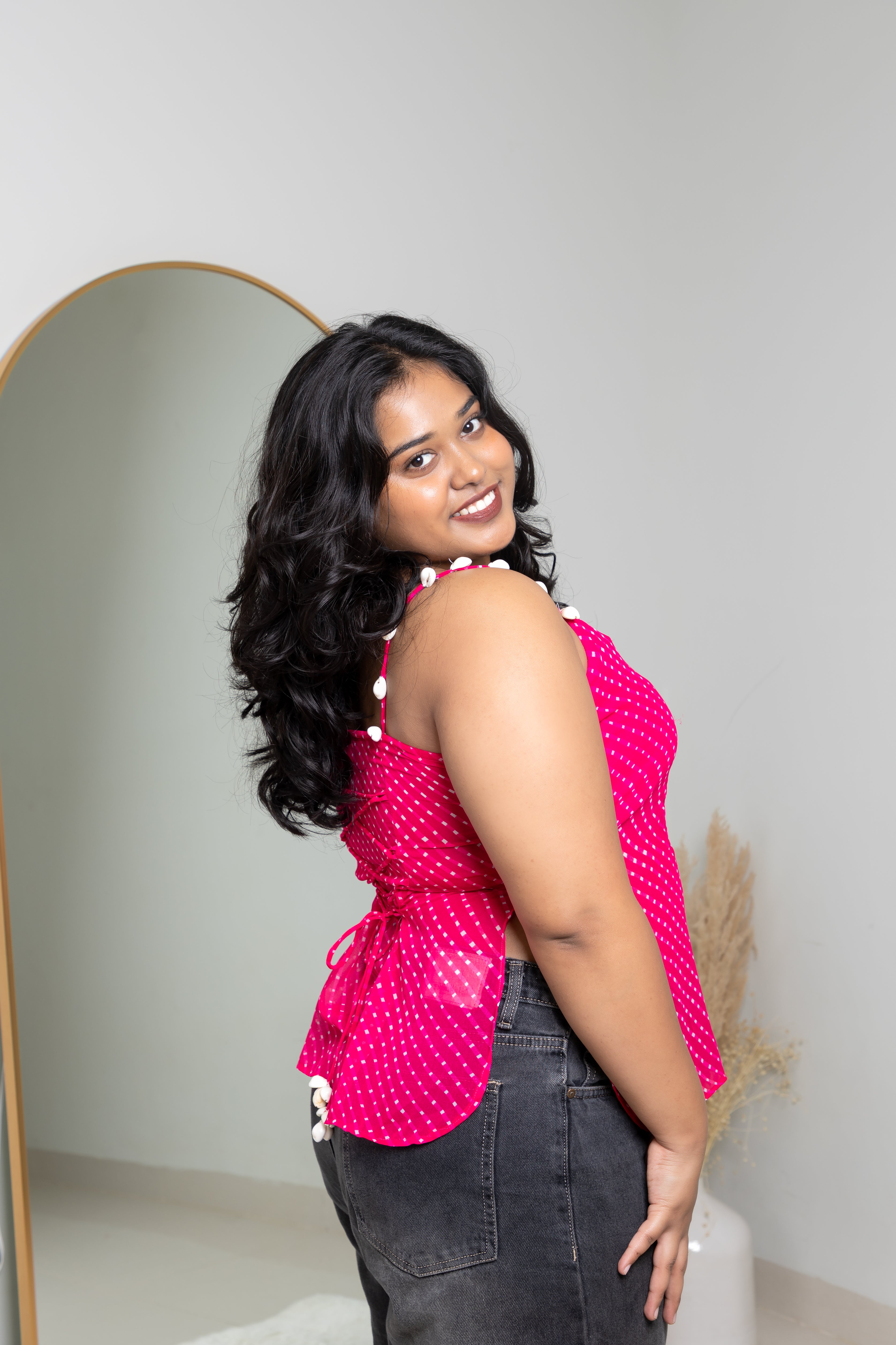 Midnight Lace Cami Top