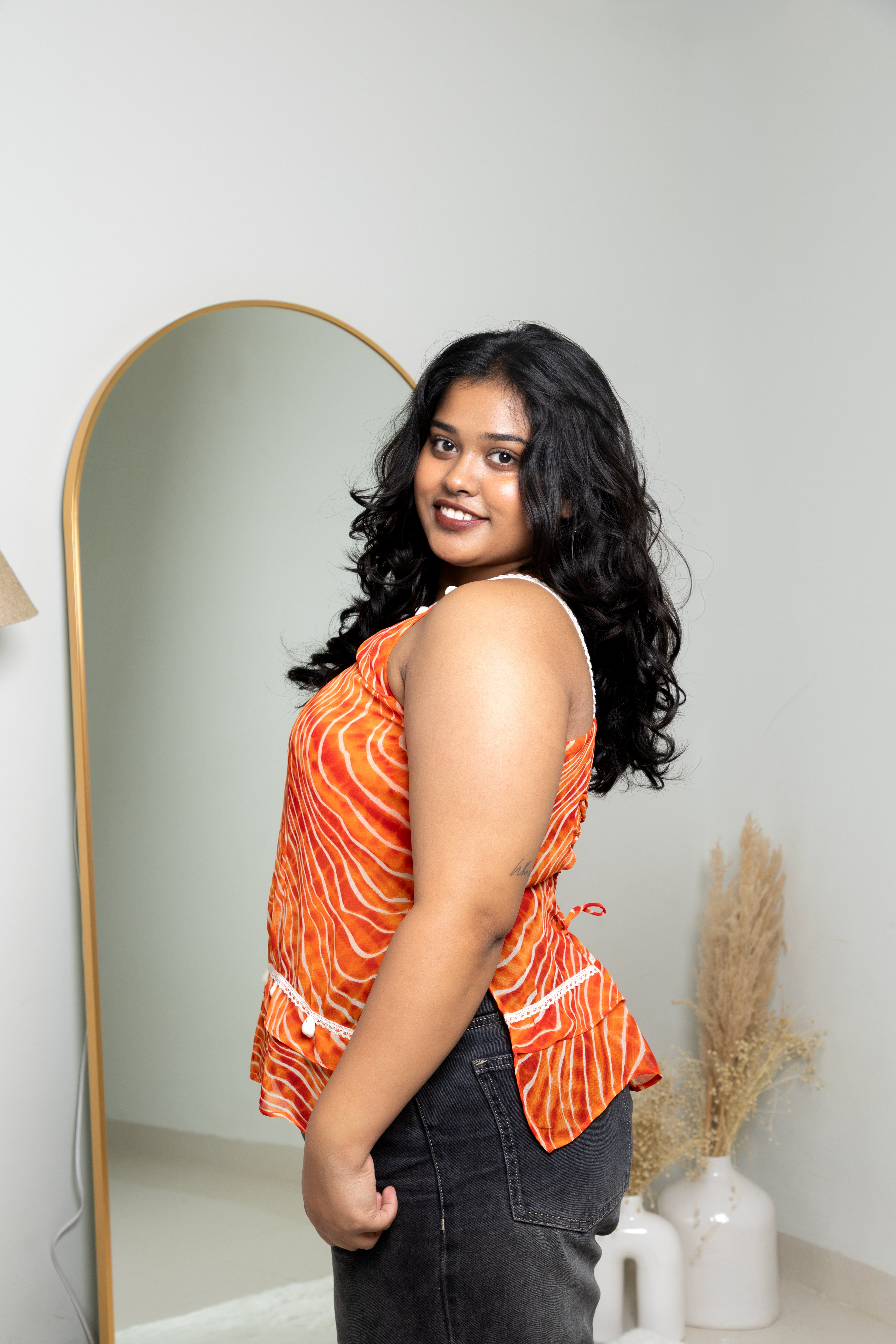 Agni Leher Halter Top