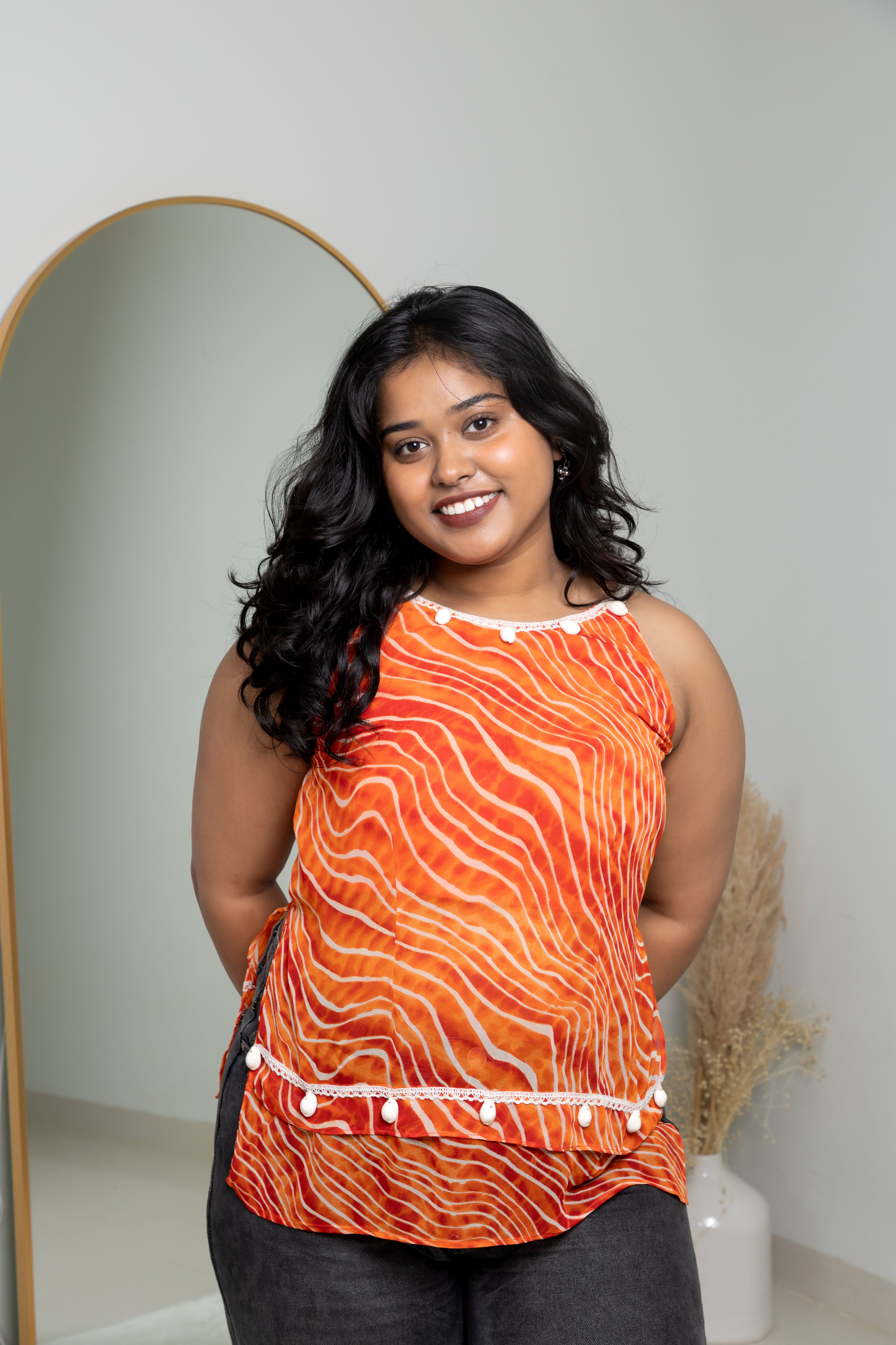 Agni Leher Halter Top