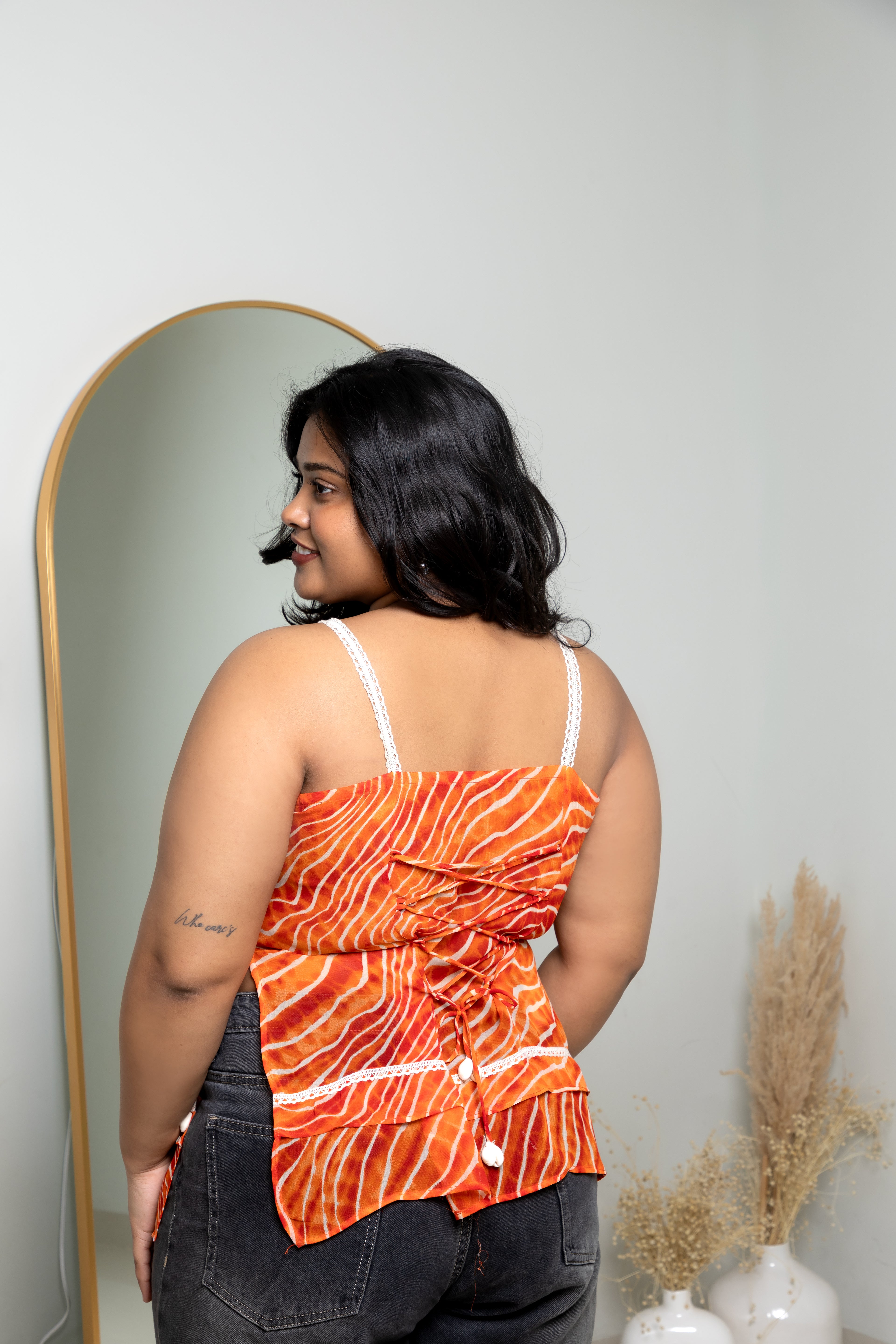 Agni Leher Halter Top